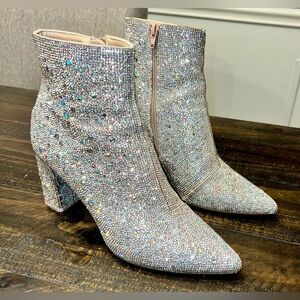 Betsey Johnson SB-Cady Rhinestone Boots